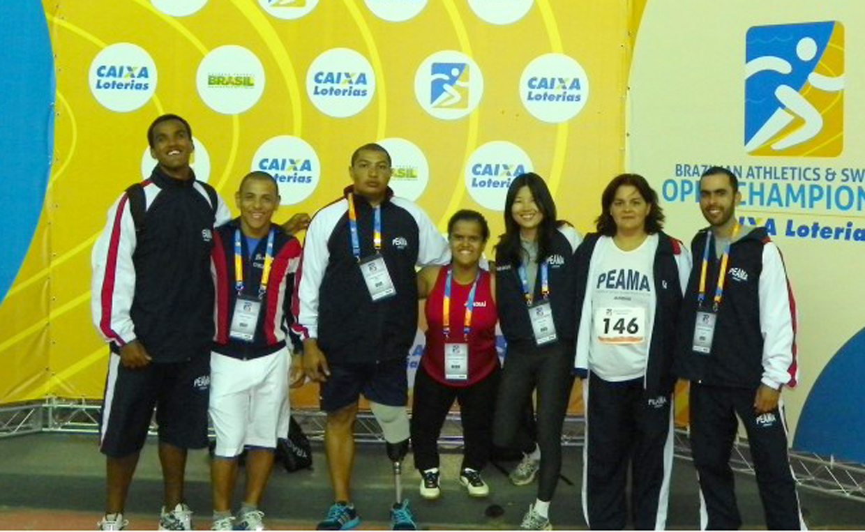 Equipe de atletismo do Peama fez bonito em São Paulo