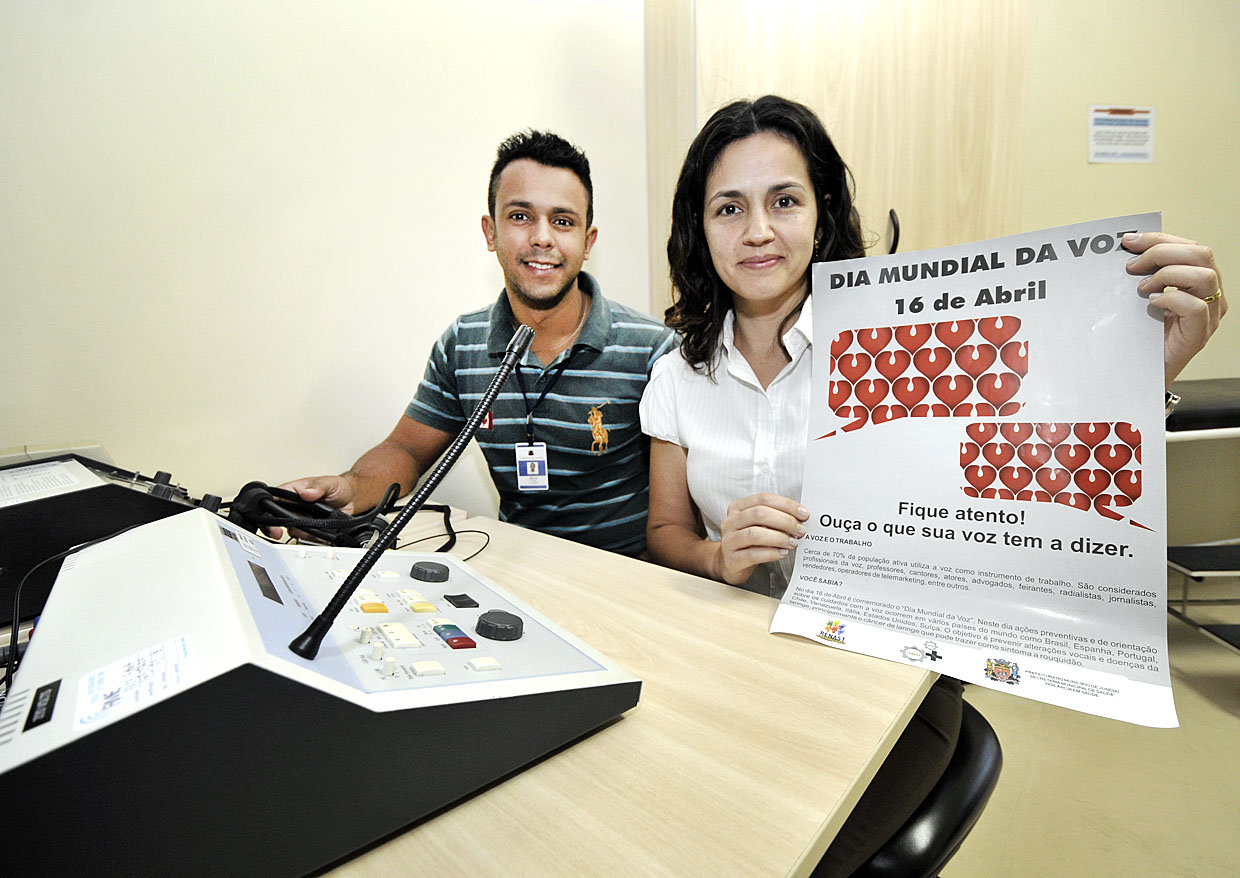Hélio e Mariana, do Cerest: campanha percorre Jundiaí e região