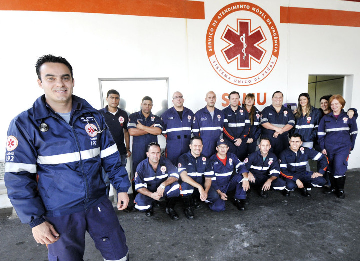 Mário Jorge e equipe: “Resgate médico para toda a cidade”