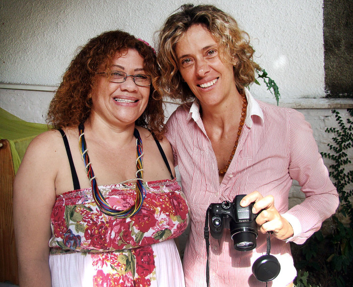 A diretora Rita e a produtora Selma Maria