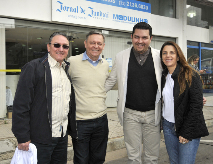 Dinei Pasqualini, Pedro Bigardi, Cristiano Guimarães e Suely Muzaiel
