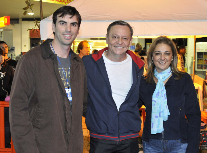 Margarete Bigardi e Cristiano Lopes acompanharam o prefeito