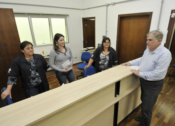 Cláudio Miranda em visita ao ambulatório: ajustes melhoram setor