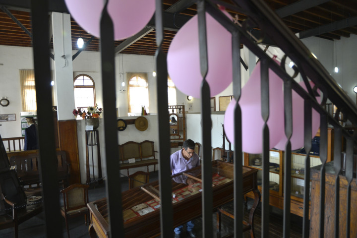 Museu da Companhia Paulista usou balões rosa para marcar adesão