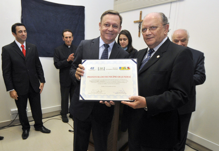 Prefeitura de Jundiaí recebeu certificado pela parceria com o centro