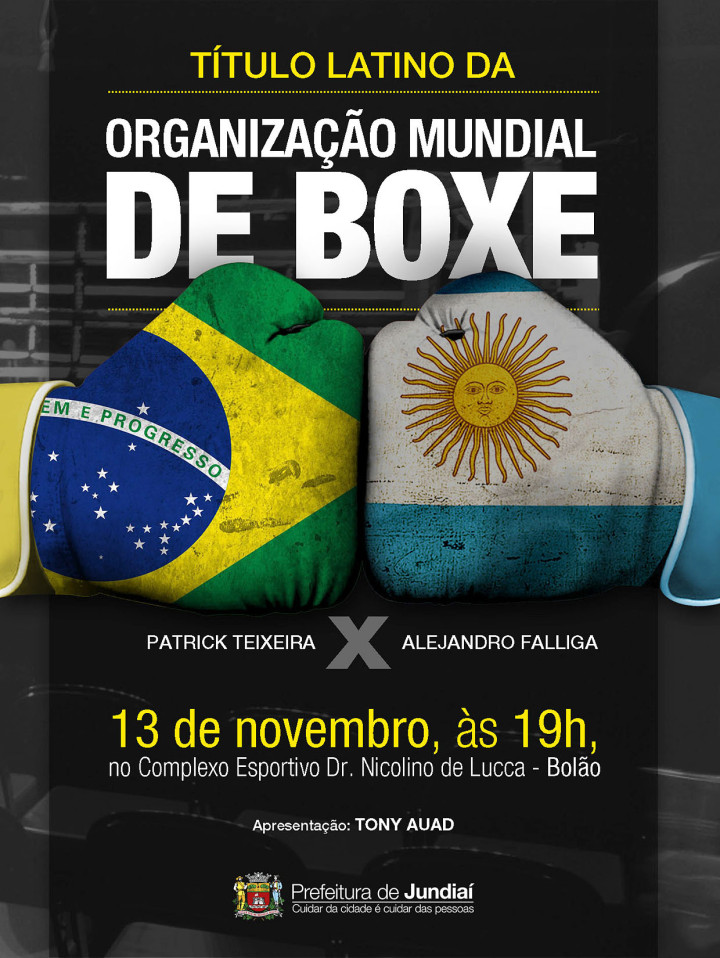 Organização Mundial de Boxe realiza o evento pela primeira vez em Jundiaí