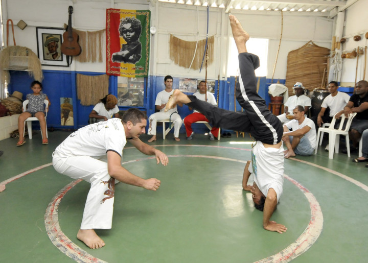 Capoeira foi uma das atrações: evento cultural