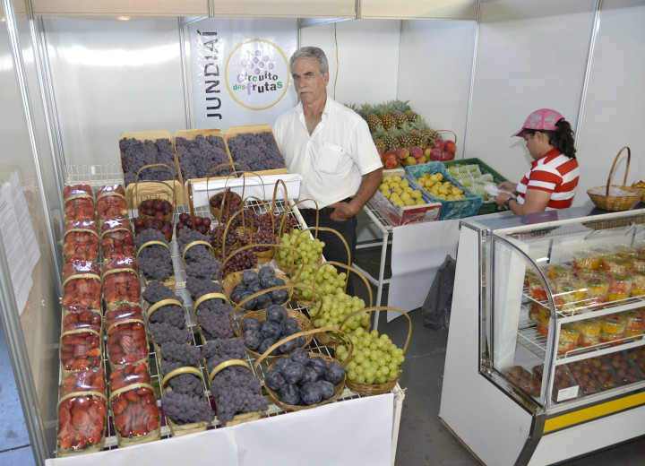 As frutas de Jundiaí fizeram sucesso na Expo em Valinhos