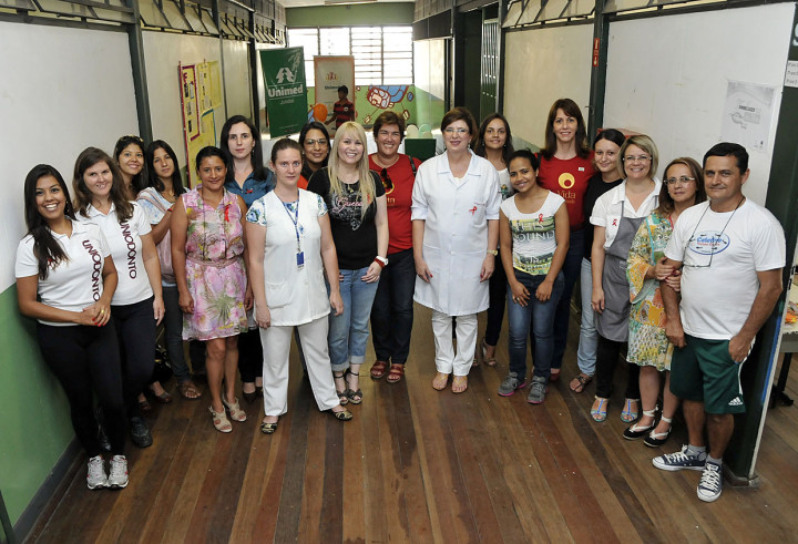 Participantes do “Mulheres em Ação”: diversas entidades no mesmo objetivo