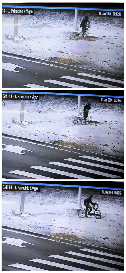 Imagens das câmeras de monitoramento da Guarda Municipal
