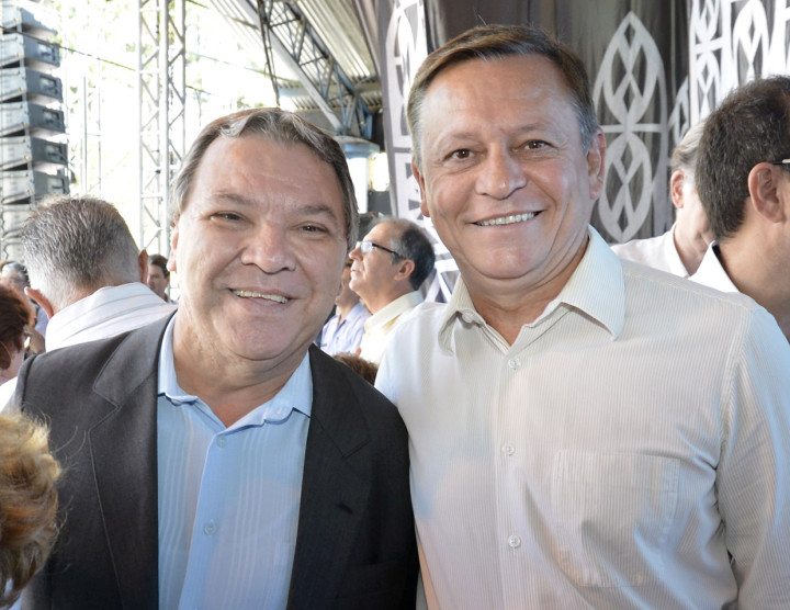 Pedro Bigardi e o prefeito de Valinhos Clayton Machado
