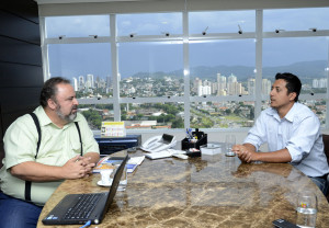 Durval e José Batista trocaram ideias sobre a área de habitação