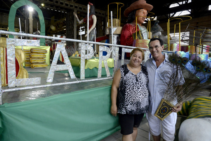 Rita e Pedro: parceria na avenida que dura um ano