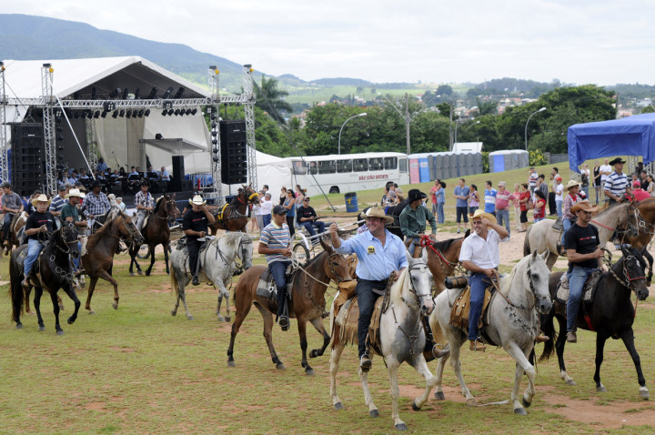 No ano passado, cavalgada reuniu 150 cavaleiros