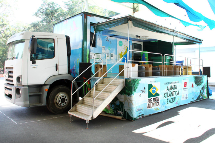 Caminhão da SOS Mata Atlântica estará no Jardim Botânico