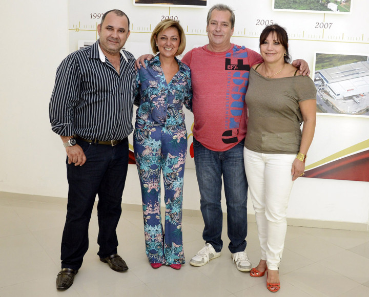 Moisés Lima, Margarete Bigardi, Antônio Narciso e Cleuza Narciso