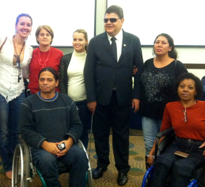 Representantes do Conselho com o secretário Nacional dos Direitos da Pessoa com Deficiência