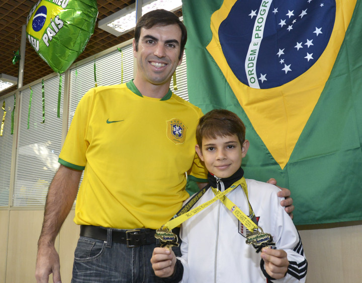 Enrico conquistou duas medalhas no Campeonato Brasileiro