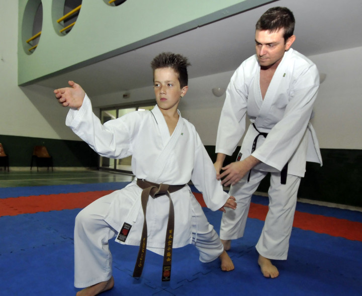 Atleta é treinado pelo professor Tom, no Clube São João