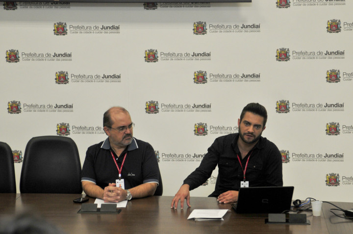 Reinaldo e Júnior, da coordenadoria, apresentam metas do Conselho