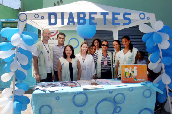 No ano passado, o Dia Mundial do Diabetes em novembro mobilizou a rede de saúde