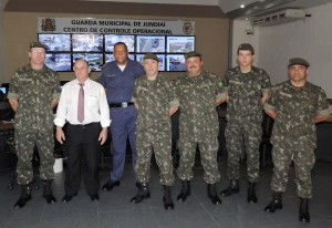 Militares elogiaram trabalho da Guarda Municipal