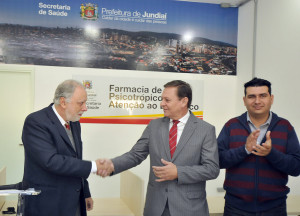 Prefeito Pedro Bigardi, Gerson Vilhena e Rafael Purgato inauguram a unidade