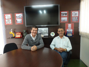 Tércio e José Adair: parceria para atividades culturais