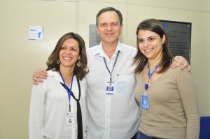 Leila e Trad, da Saúde, e Mariana, do Sebrae: foco na qualidade de negócios
