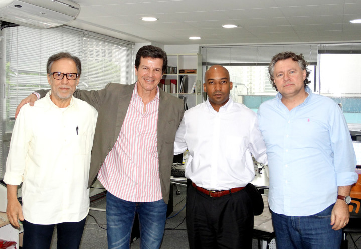 Tércio se reuniu com Adonis, Antonio e Julio para discutir intercâmbio internacional