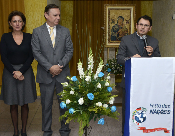 O padre Joaquim destacou a importância de reunir a família