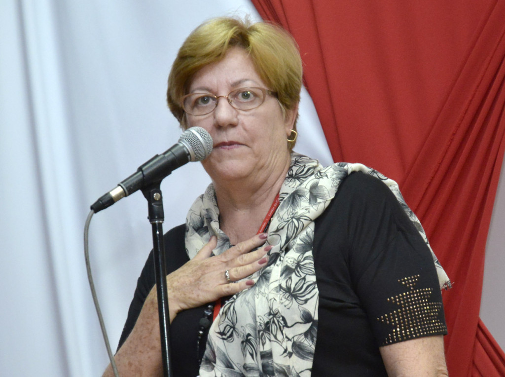 Secretária Rita Marchiori: "Nosso compromisso"