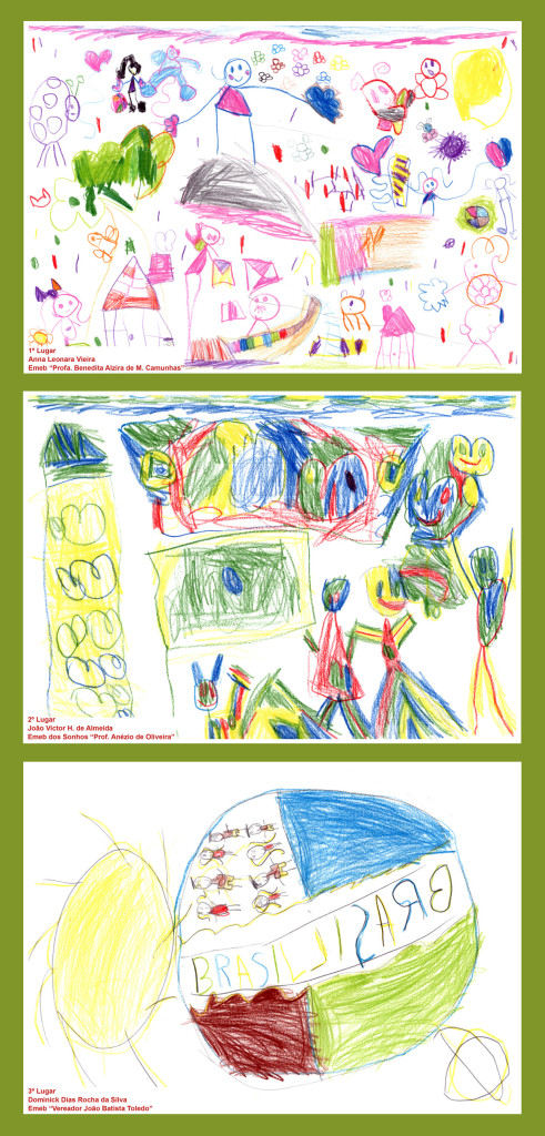 Desenhos vencedores do 2º Concurso Semana da Pátria - Poetizando na Escola