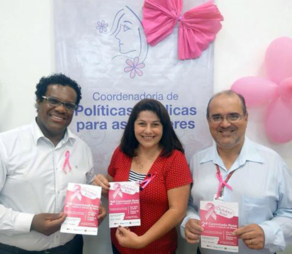 Marilza, Vanderlei Victorino e Reinaldo Fernandes: coordenadorias abraçam a campanha