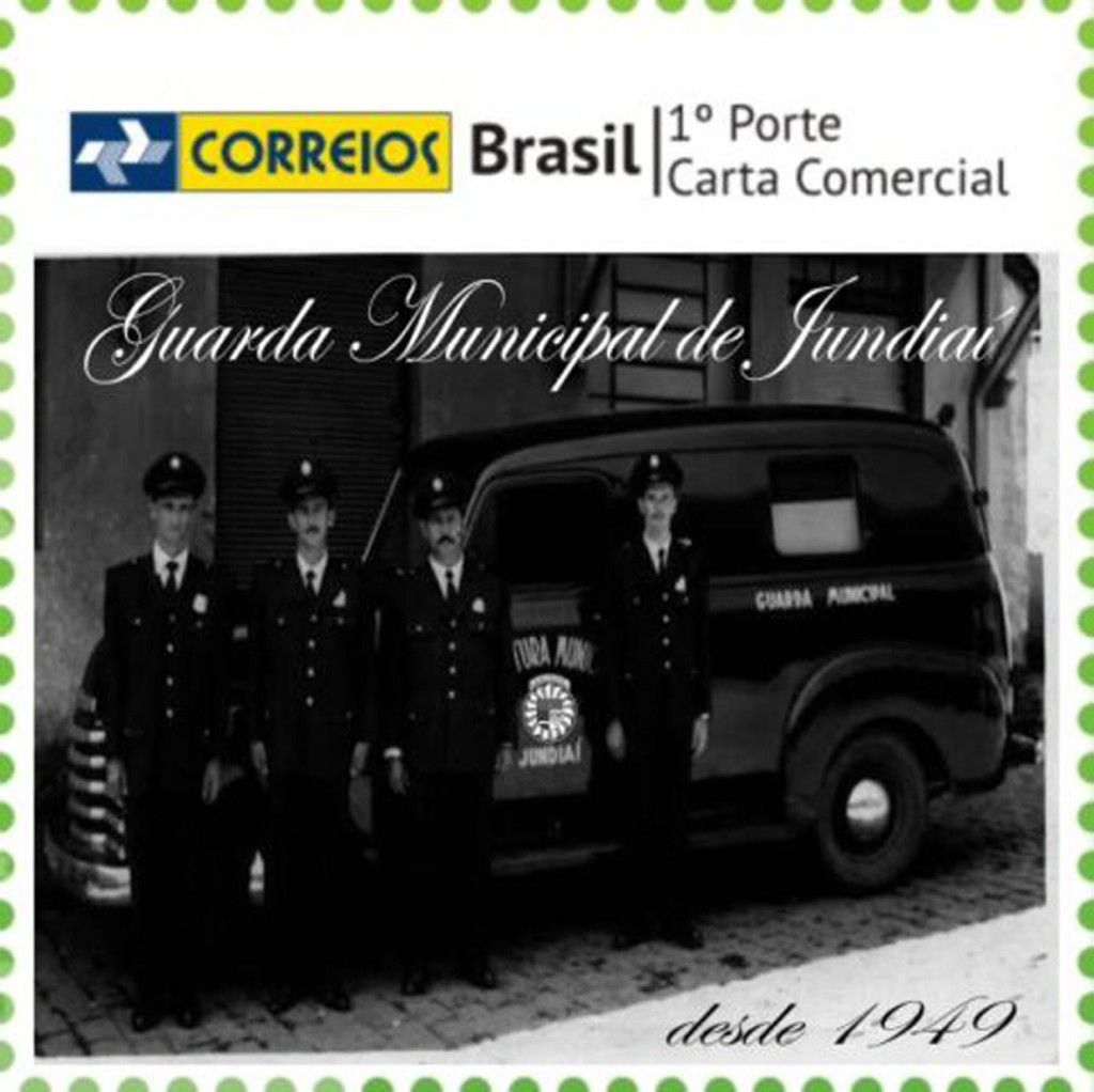 É a primeira vez que uma Guarda Municipal do Brasil recebe a homenagem dos Correios.