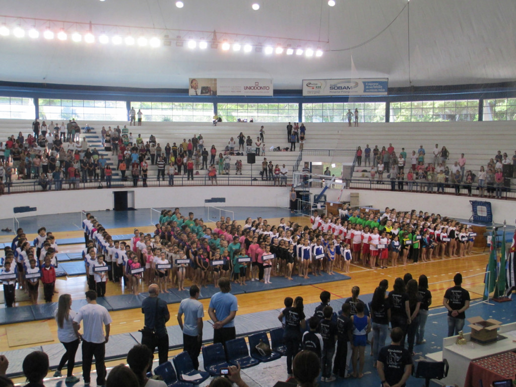 Festival reuniu 330 ginastas no Bolão