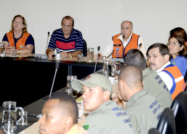 Encontro reuniu representantes da Defesa Civil das cidades da AUJ