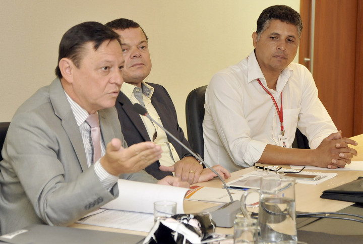 Pedro Bigardi, durante reunião com membros do Gabinete