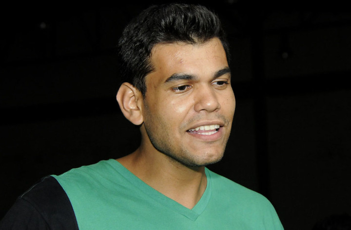 Diogo Souza, o Boi, jogador de handebol na TVE