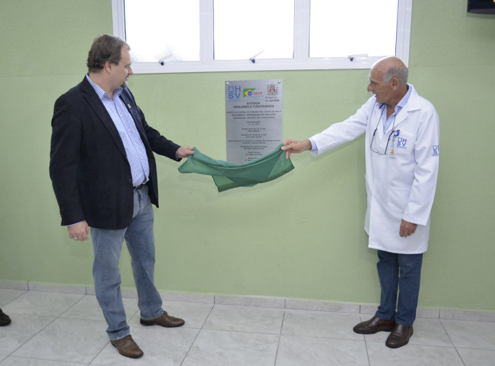 Casarin e Francisco Claro: nova entrada reforça a segurança no hospital