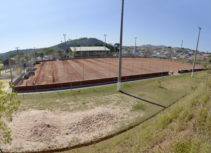 O campo faz parte do programa de revitalização do centro esportivo 