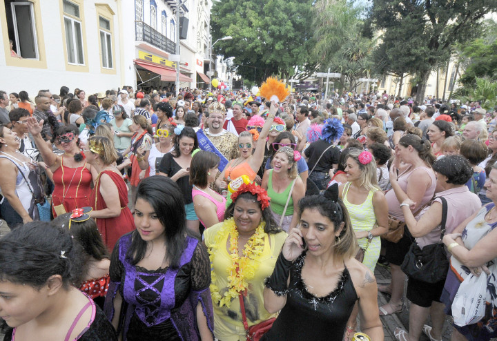 No carnaval deste ano, a "Barão de Jundiaí" já serviu de palco aos tradicionais blocos de rua