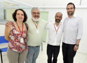 Cláudia, Stivalli, Paulo César e Paulo Malerba