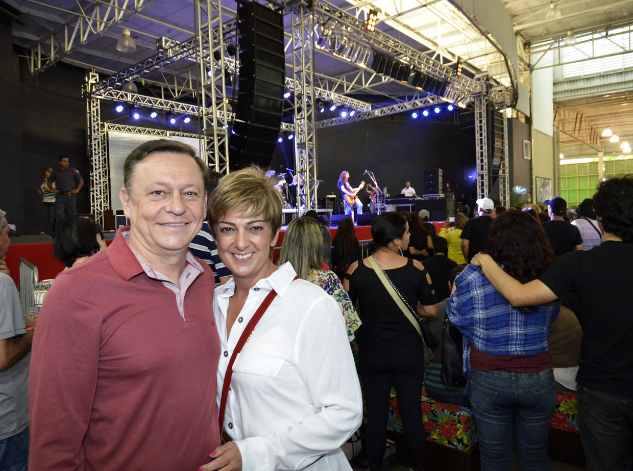 Pedro e Margarete Bigardi comemoram sucesso do evento