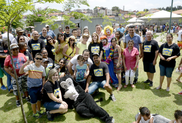 O evento movimentou o parque no Jardim Tulipas