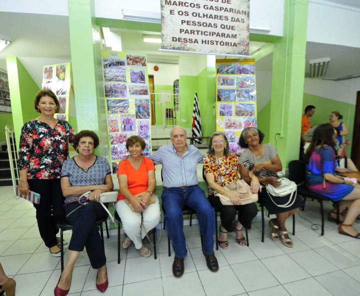 Gasparian Neto e a mulher vieram de Tatuí para participar da homenagem