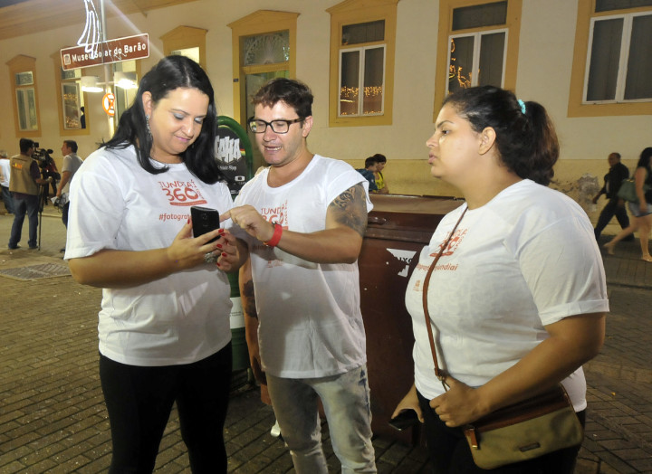 Participantes, como Fabiana (à esquerda), aprovaram a iniciativa
