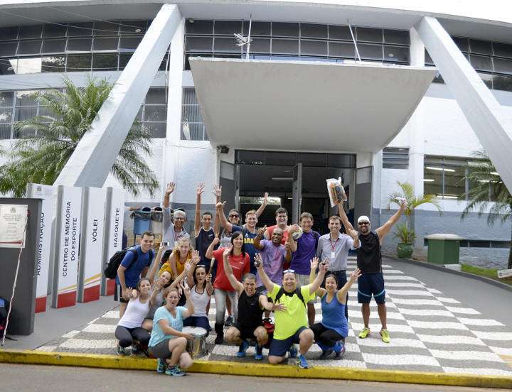 Grupo realiza sonho de treinar no ginásio do Ibirapuera