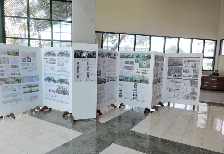 Exposição apresenta projetos do curso de Arquitetura e Urbanismo