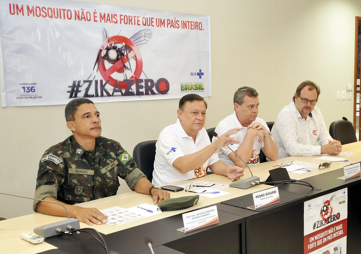 Bigardi destacou parceria entre prefeitura e Exército no combate ao mosquito